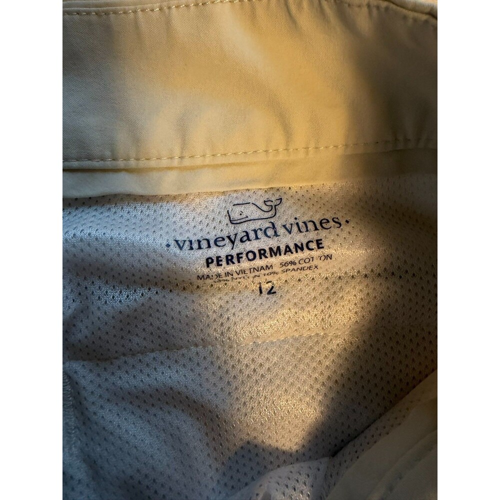 Vineyard Vines Performance Shorts Women’s 12 Navy Khaki Lot of 2 Stretch - Picture 5 of 11